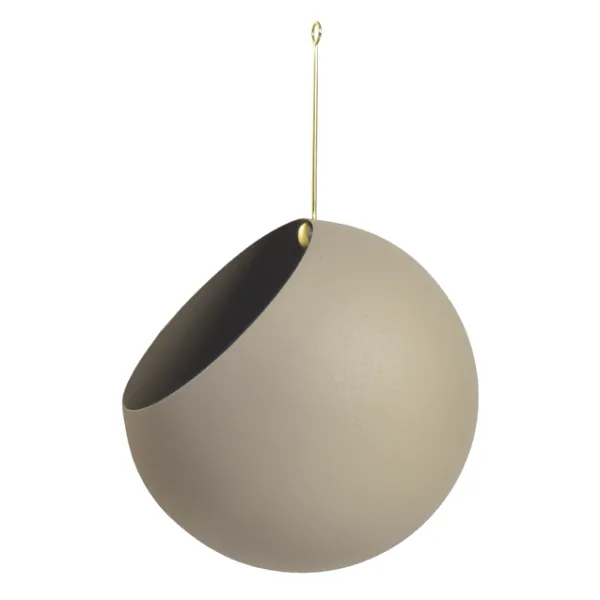 AYTM GLOBE Wisząca Doniczka 32 cm Taupe
