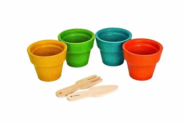 PLANTOYS Zestaw doniczkowy z kwiatami