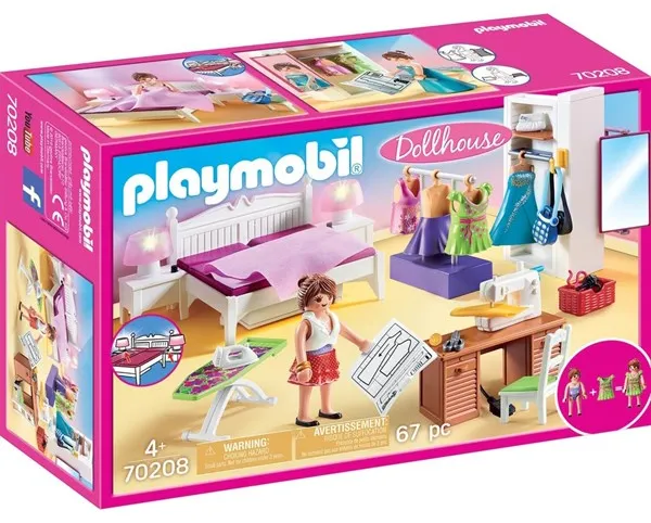 Playmobil Dollhouse - Sypialnia z kącikiem do szycia