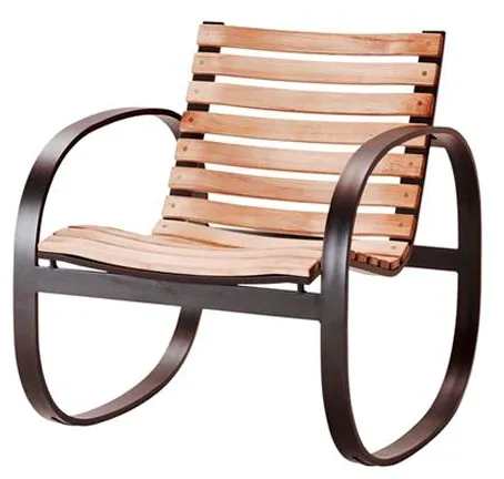 Cane-Line Parc fotel bujany - teak/szary lawowy