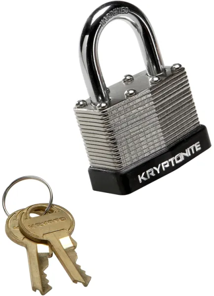 Kryptonite Padlock - Kłódka z kluczem - Hartowana stal - 44mm