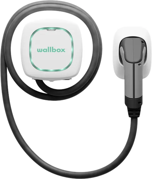 Wallbox Pulsar Plus stacja ładująca z Wi-Fi, 22 kW, 7 metrów, Typ 2, biała