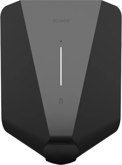 Easee LITE stacja ładowania 11 kW z licznikiem kWh, Typ 2, WiFi i 4G, Czarny