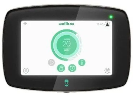 Wallbox Commander 2 stacja ładująca z Wi-Fi, 22 kW, 5 metrów, Typ 2, czarna