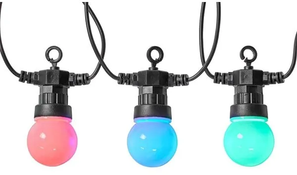 Nedis SmartLife Party Girlanda świetlna - 10 metrów z 20 światłami - RGB