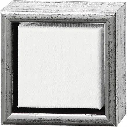 ArtistLine Canvas z ramą, biała, głębokość 3 cm, rozmiar 14x14 cm, 360 g, 6
