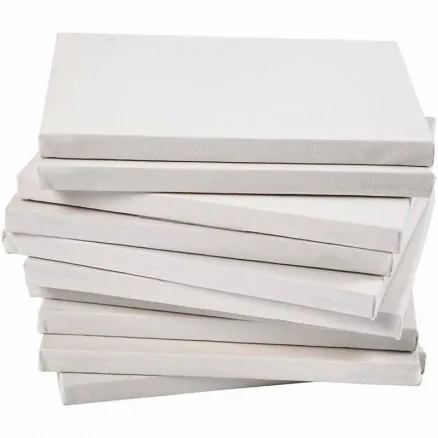 Płótno malarskie, białe, głębokość 1,6 cm, A3, rozmiar 29,7x42 cm, 280 g, 40 szt.