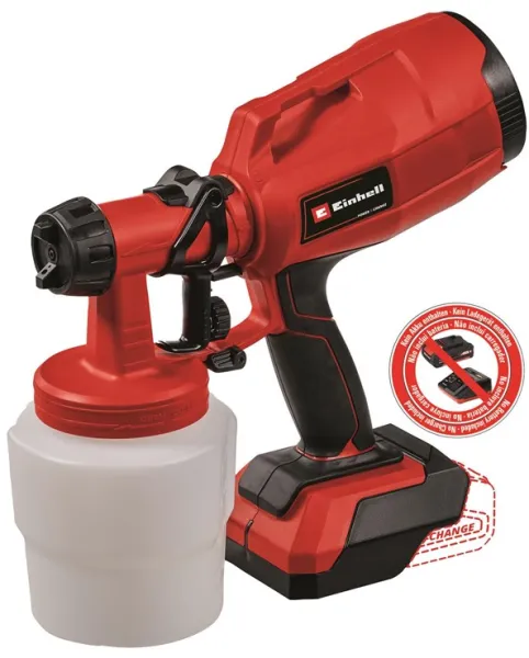 Einhell TC-SY 18/60 Li bezprzewodowy pistolet natryskowy 18 V bez akumulatora i ładowarki