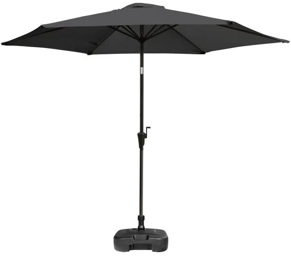 Parasol z regulacją kąta nachylenia ciemnoszary 3m 3m