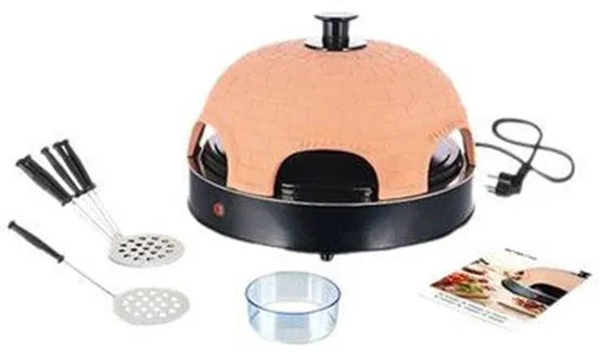 Emerio PO-115984 Pizzarette - piekarnik do pizzy - terakota pomarańczowy