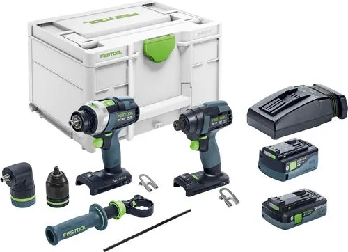 Festool Zestaw do wkręcania i wiercenia TID 18 5,0/4,0-Set TPC 18/4