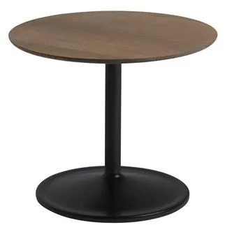 Muuto Soft Stolik Kawowy Dąb Wędzony/Czarny Ø48 H40