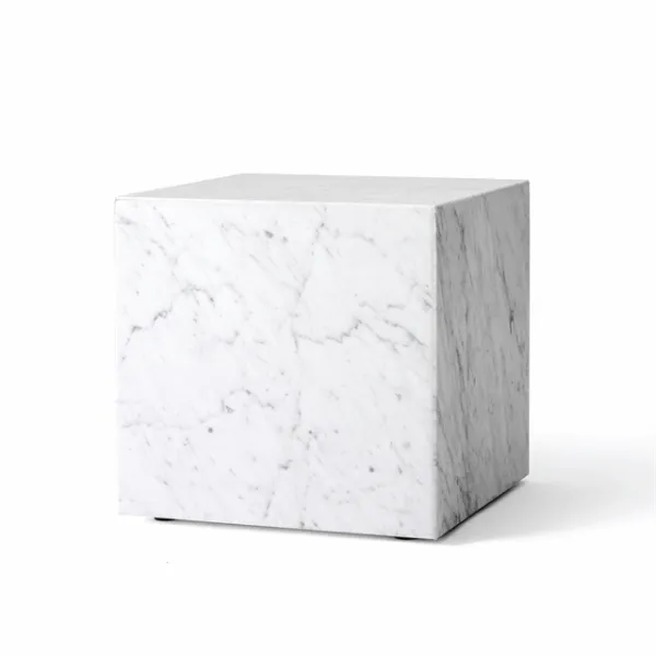 Audo Plinth Stolik Kawowy Kostka Marmur Carrara