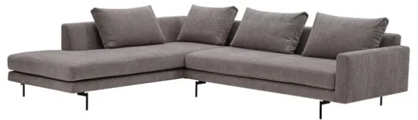 Wendelbo Edge V2 Sofa Modułowa 12+34 Soft 3/Czarny