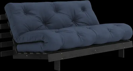 Karup Design Roots Sofa z materacem Roots 160x200 Granatowy/Czarny lakier