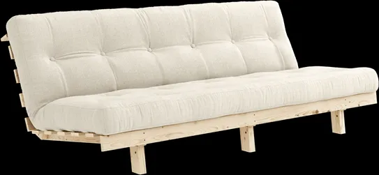 Karup Design Lean Sofa z materacem Alpha 130x200 Len/Surowy