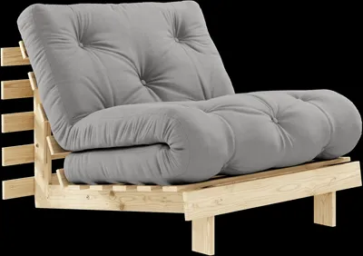 Karup Design Roots Sofa rozkładana z materacem 90x200 746 Szary/Sosna
