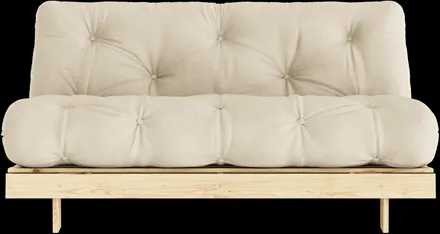 Karup Design Roots Sofa rozkładana z materacem 160x200 747 Beżowy/Sosna