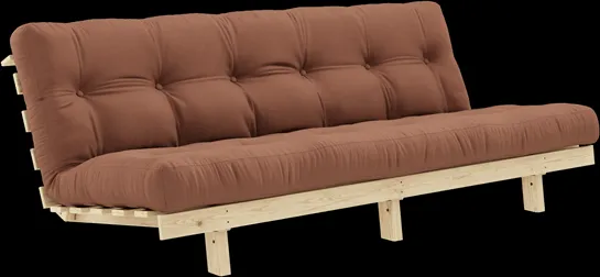 Karup Design Lean Sofa z materacem Alpha 130x200 Clay Brown/Raw
