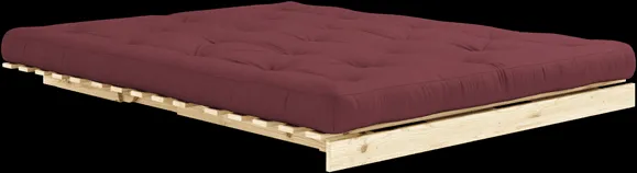 Karup Design Roots Sofa rozkładana z materacem 160x200 710 Bordeaux/Sosna