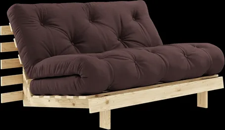 Karup Design Roots Sofa rozkładana z materacem 140x200 715 Brązowy/Sosna