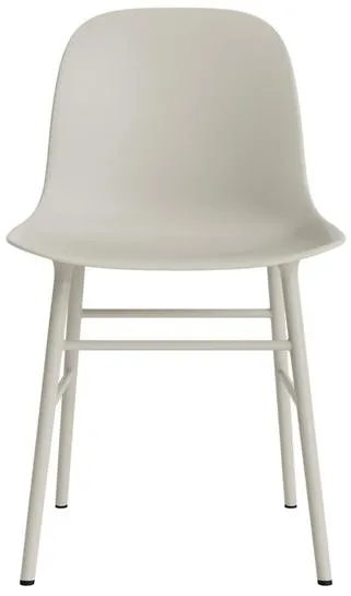 Normann Copenhagen Form Krzesło do jadalni Jasnoszary/Stal