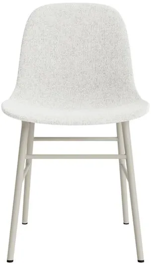 Normann Copenhagen Form Krzesło do jadalni tapicerowane Grupa 5 Jasnoszary/Stal