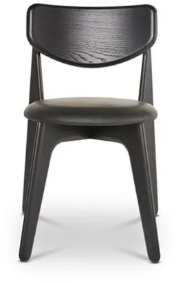 Tom Dixon Slab Krzesło do jadalni tapicerowane Zestaw 2 szt. Czarny