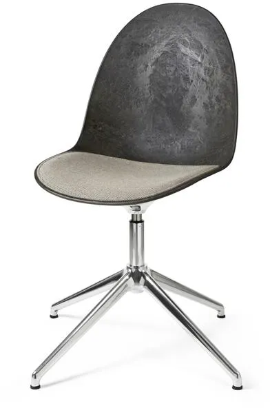 Mater Eternity Swivel Krzesło do jadalni Aluminium z tapicerowanym siedziskiem 218 Beżowy