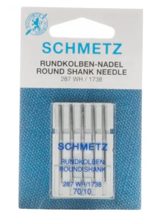 Schmetz Igły do maszyn do szycia 287 WH-1738 Rozm. 70 - 5 szt.