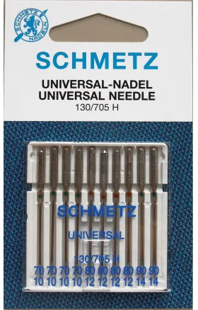 Igły do maszyn do szycia Schmetz Universal 130/705H Rozm. 70 - 10 szt.