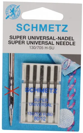 Schmetz Igły do maszyn do szycia Super Universal Rozmiar 80 - 5 szt.