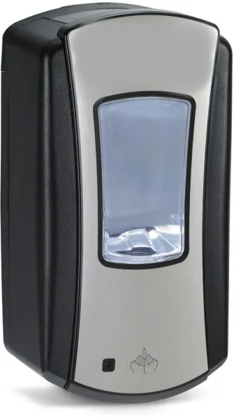 Wycofany: Pristine dozownik mydła z sensorem, LTX, czarno/chromowany, 1200 ml