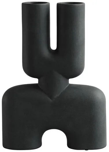 101 Copenhagen Cobra Double Vase Hexa Czarny